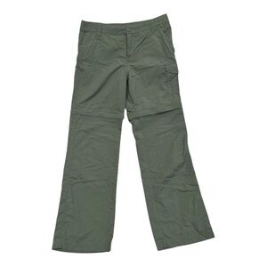 Columbia Convertible Omni-Shade Olive Green Pants - Size Large